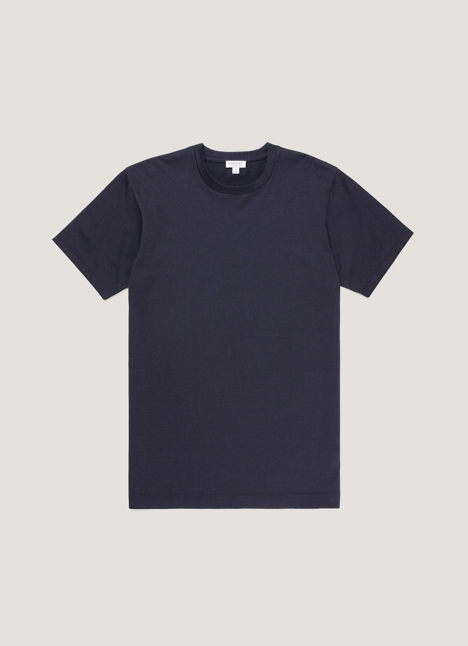 Riviera Midweight Navy T‑shirt