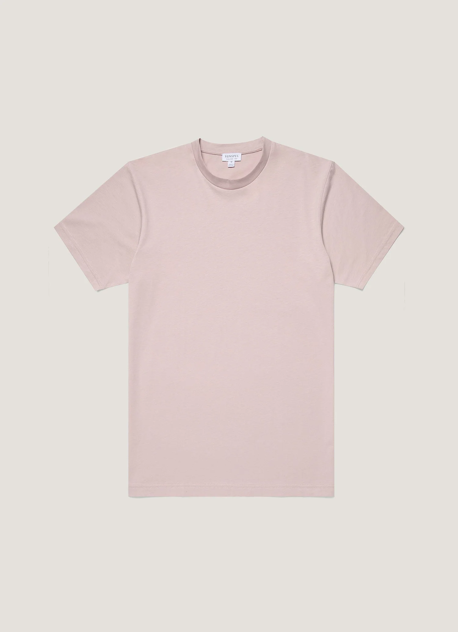 Riviera Midweight Pale Pink T‑shirt