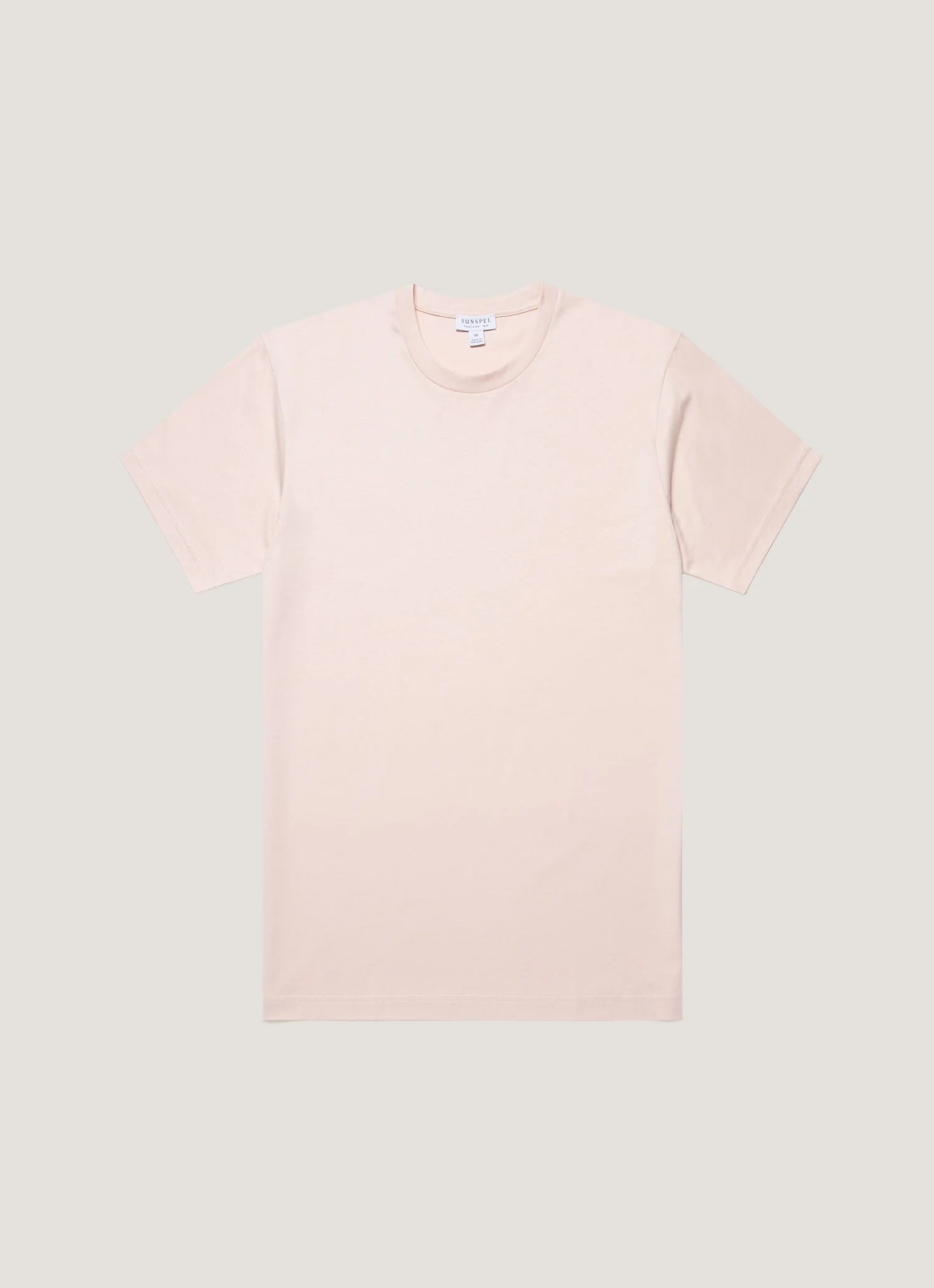 Riviera Midweight Pastel Pink T‑shirt