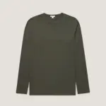 Long Sleeve Riviera Midweight Dark Green T‑shirt