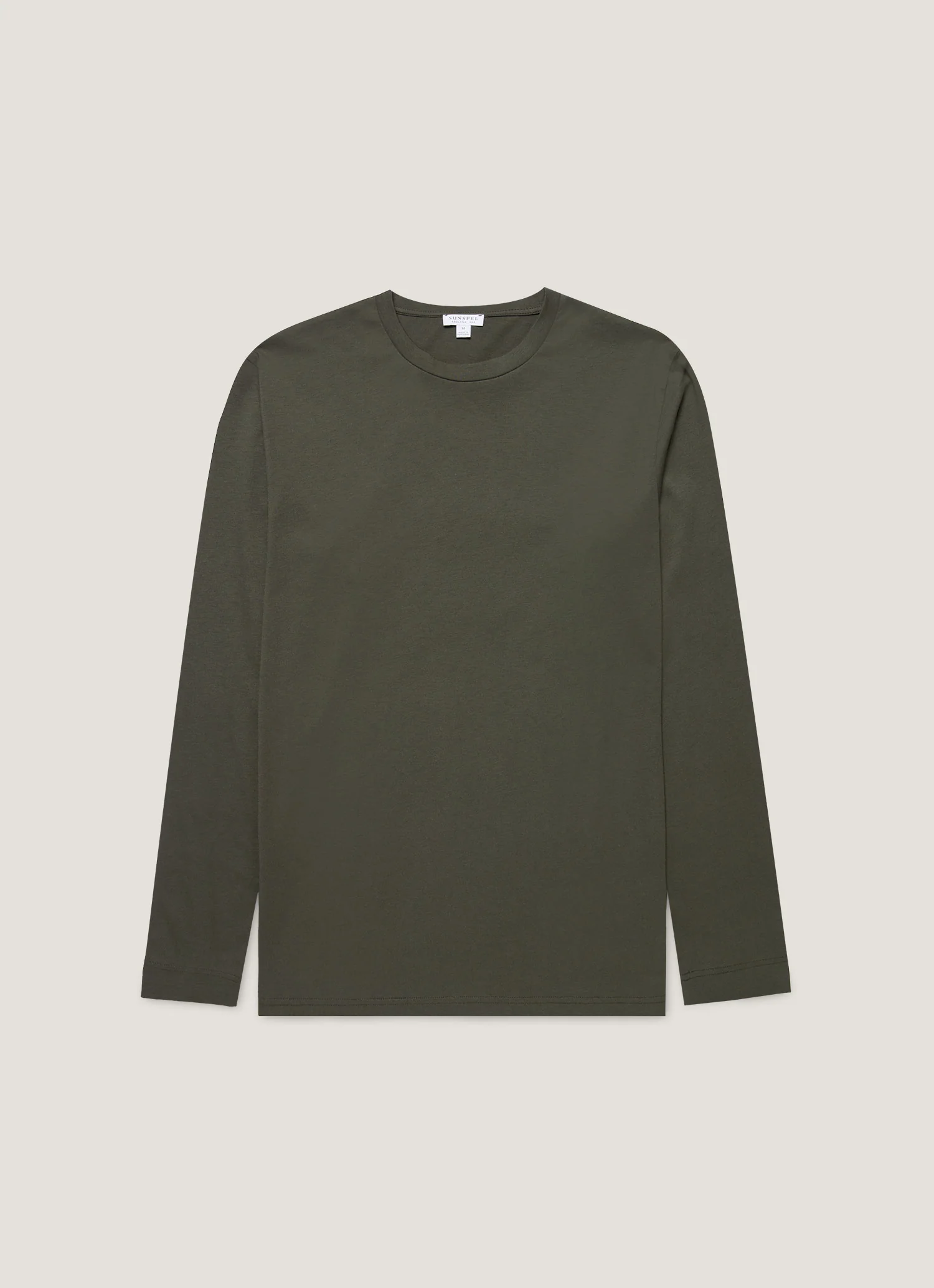 Long Sleeve Riviera Midweight Dark Green T‑shirt