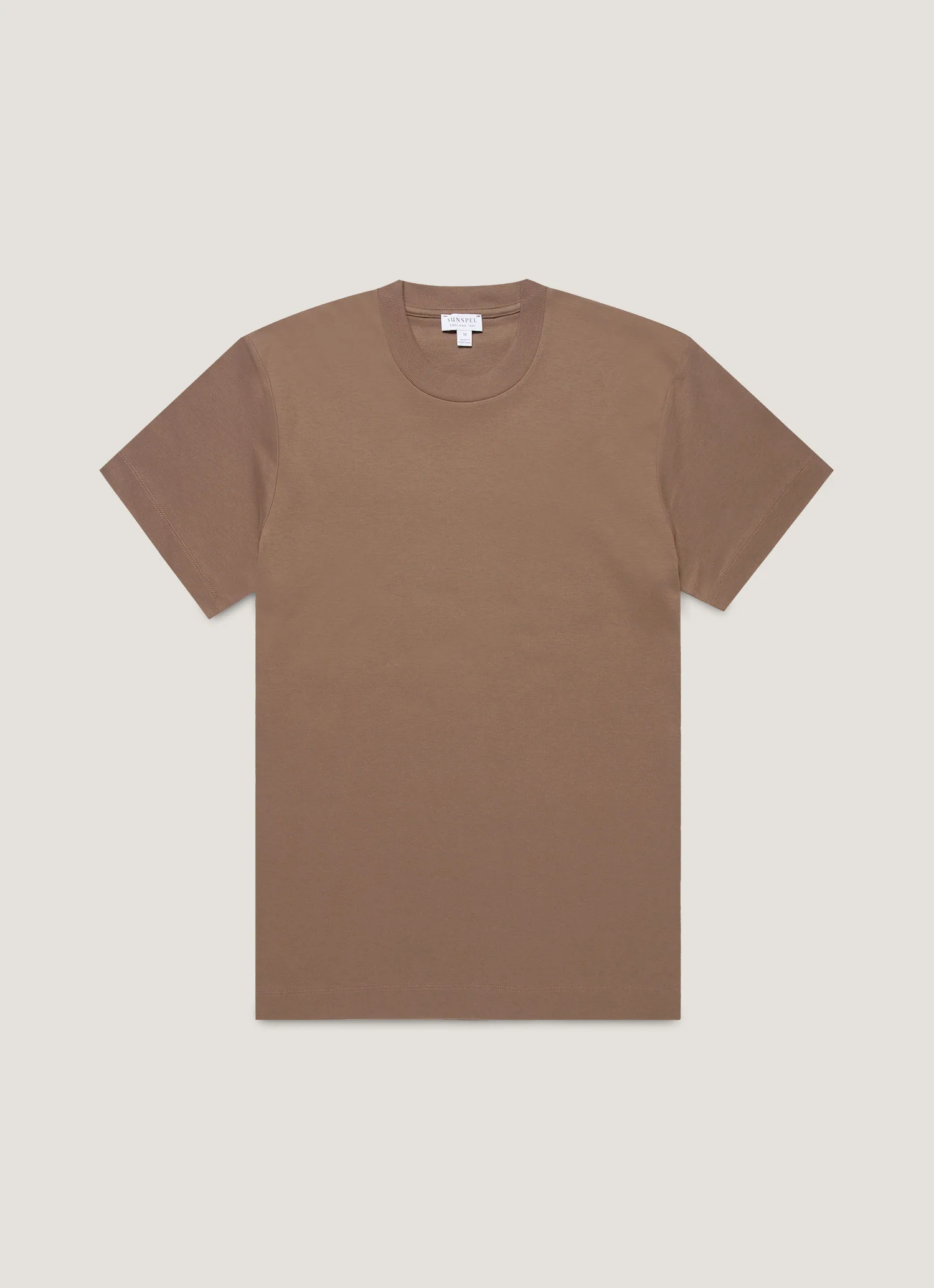 Relaxed Fit Brown Heavyweight T‑shirt