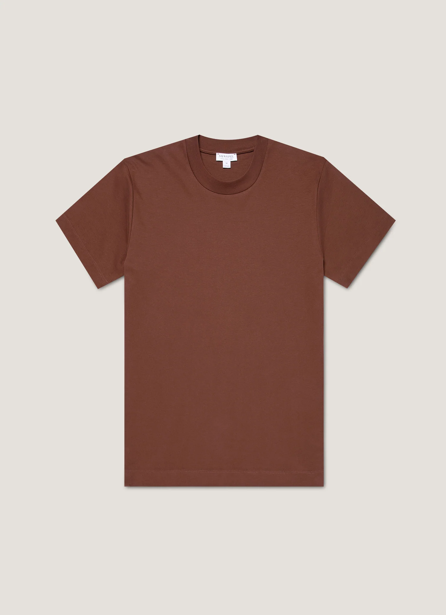 Relaxed Fit Conker Brown Heavyweight T‑shirt
