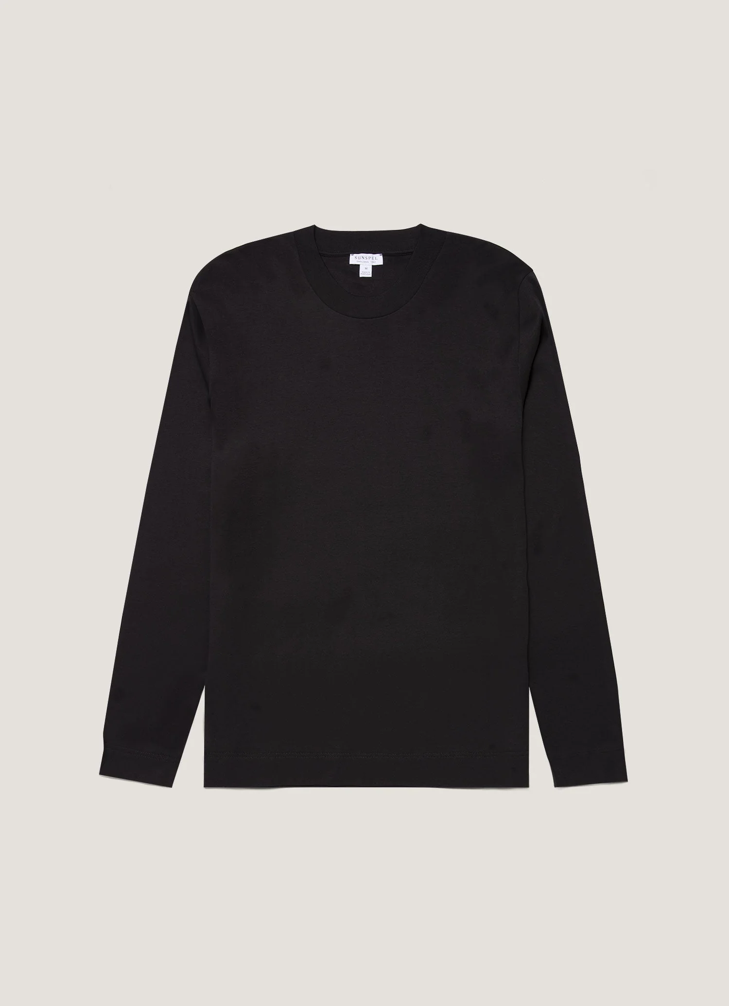 Long Sleeve Black Heavyweight T‑shirt